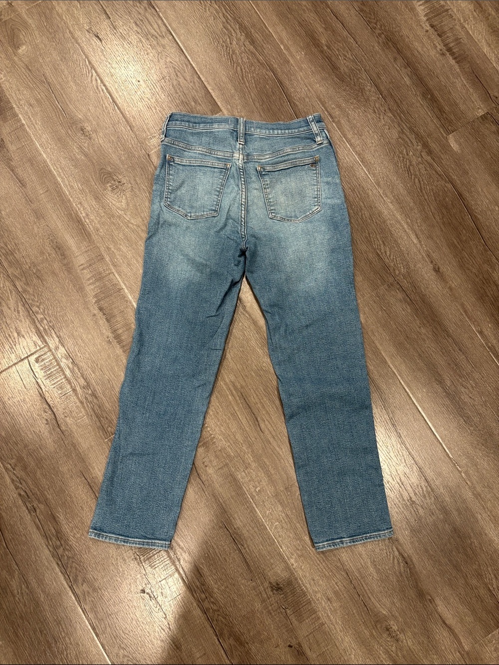 Madewell High Rise Straight Leg Jeans Light Wash Size 26 - Picture 2 of 5